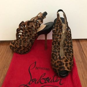 Louboutin Cheetah Print Heels